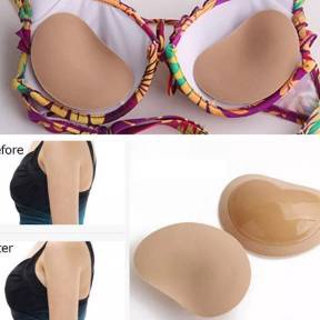 Best Seller ITSHOPING  Bust Pad Wanita Penebal Bra Busa Tambahan Bh Dengan Perekat Tebal Bahan Silik