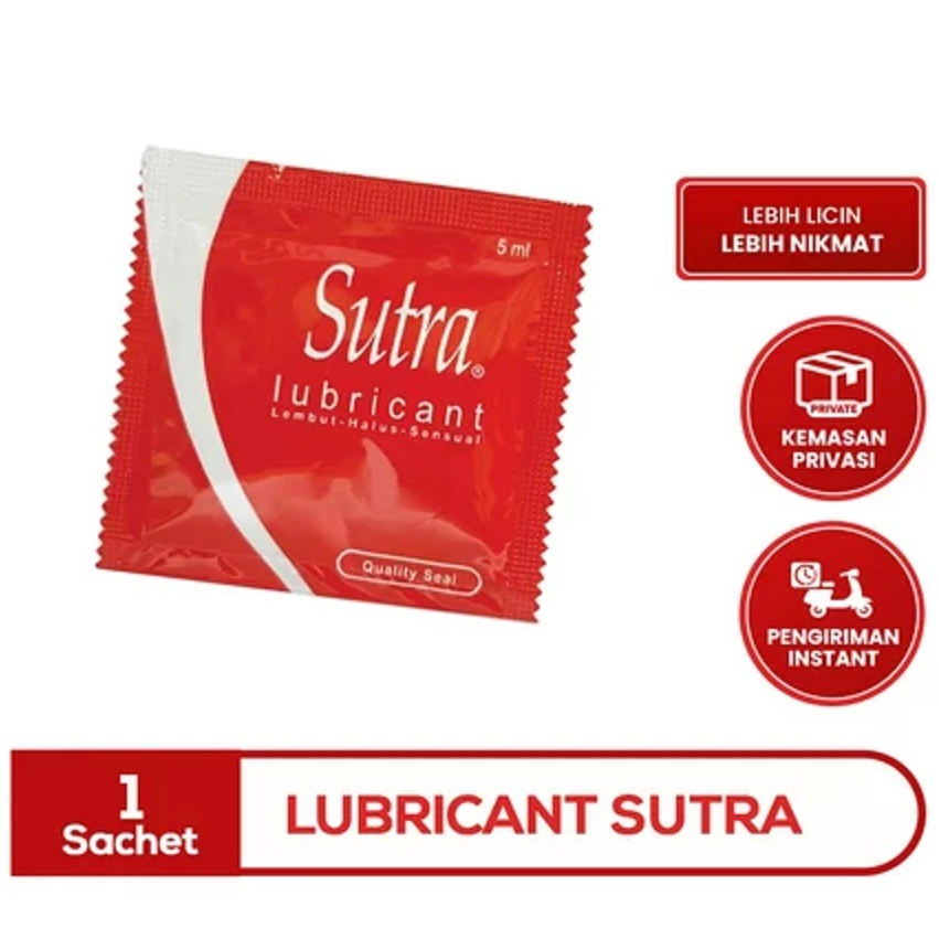 Sutra Lubricant Gel Box Isi 20 Sachet - Gel Pelumas - Pelicin