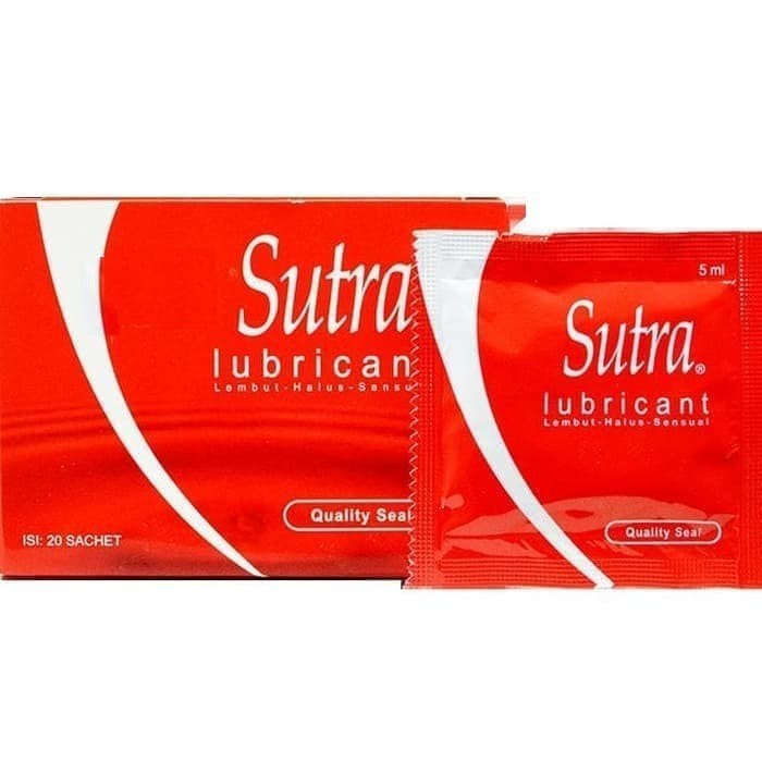 Zainosikon Sutra Lubricant Gel Box Isi 20 Sachet - Gel Pelumas - Pelicin