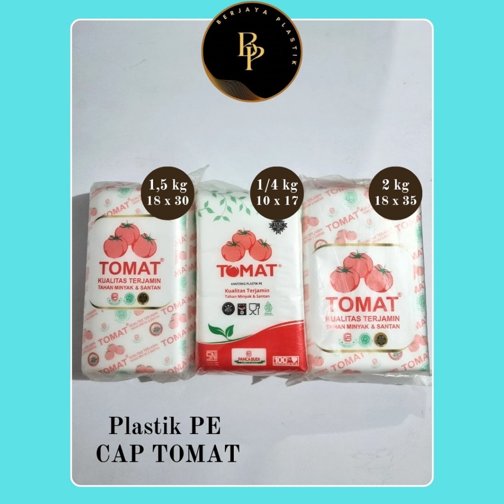 Plastik PE cap tomat 10x17/18x30/18x35
