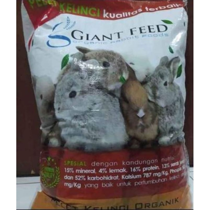 GIANT FEED Pakan / Makanan Kelinci & Marmut