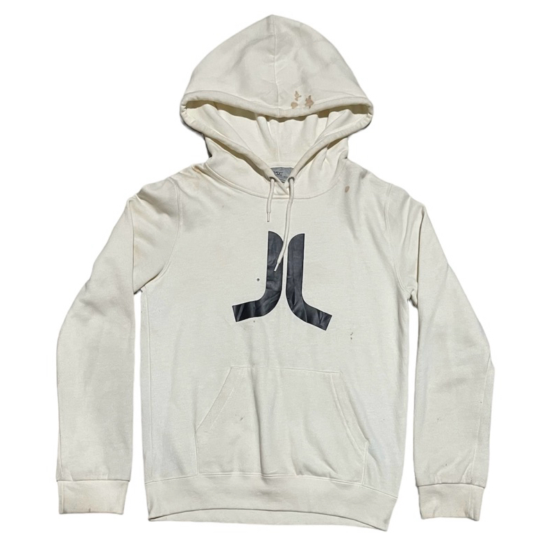 HOODIE JL WARNA PUTIH TULANG