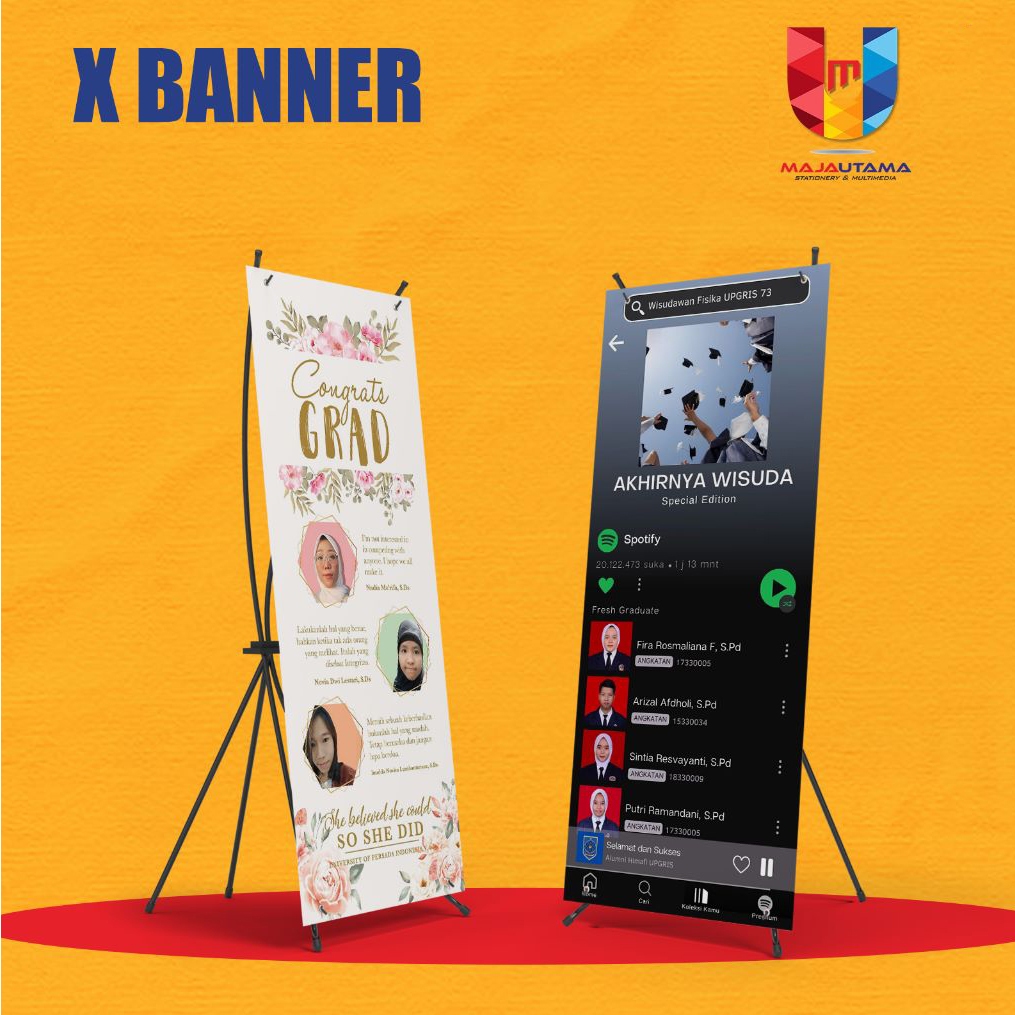 CETAK X-BANNER / STAND BANNER / STANDING BANNER MURAH