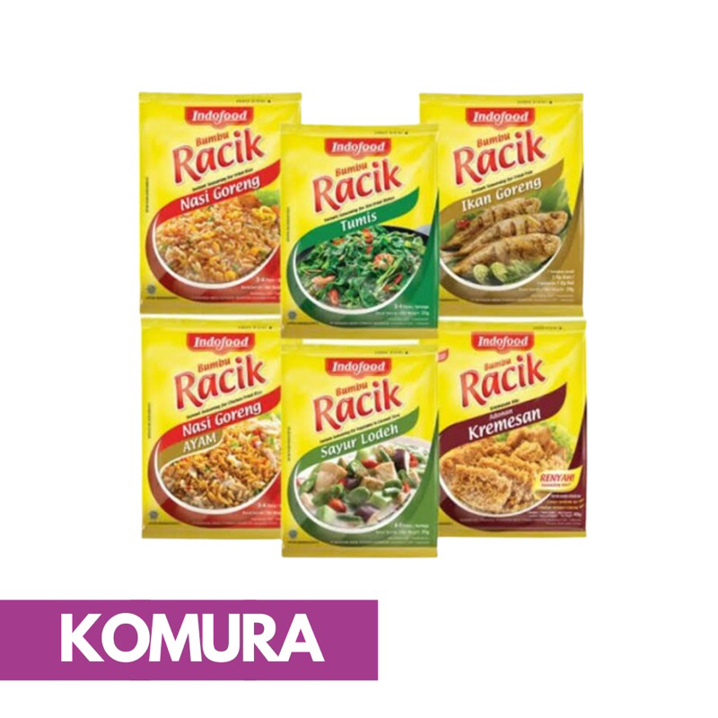 

Bumbu Racik Indofood Berbagai Varian Bumbu Masak Instan | Komura