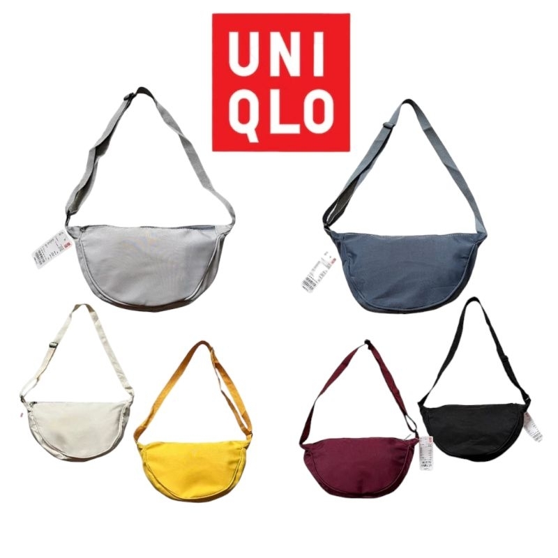 Tas Selempang Wanita Mini UNIQLO Half Moon / Tas Viral Cewek Termurah / Tas Bahu Selempang Mini Roun