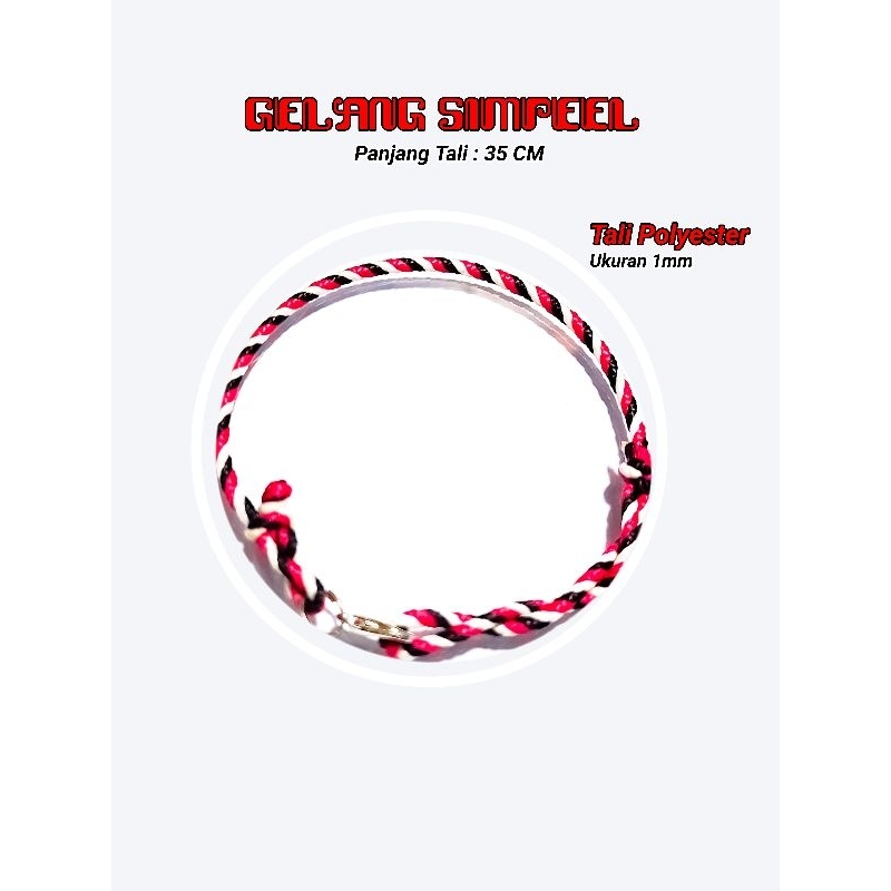 Gelang Tridatu Khas Bali Original - Gelang Tridatu - Gelang Khas Bali - Gelang Tali Khas Bali -  V 3