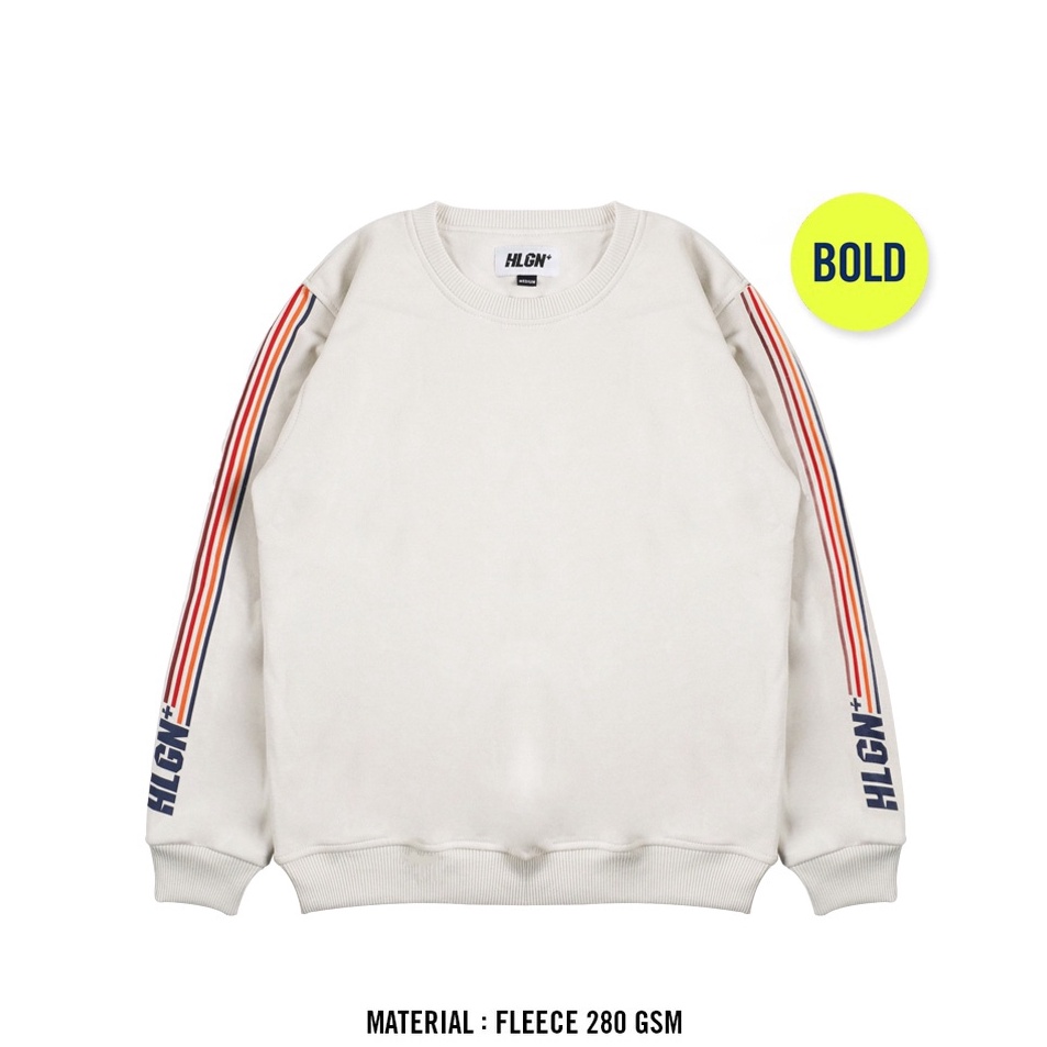 Sale id4a4Zo Hooligans Crewneck Bold Level Light Gray