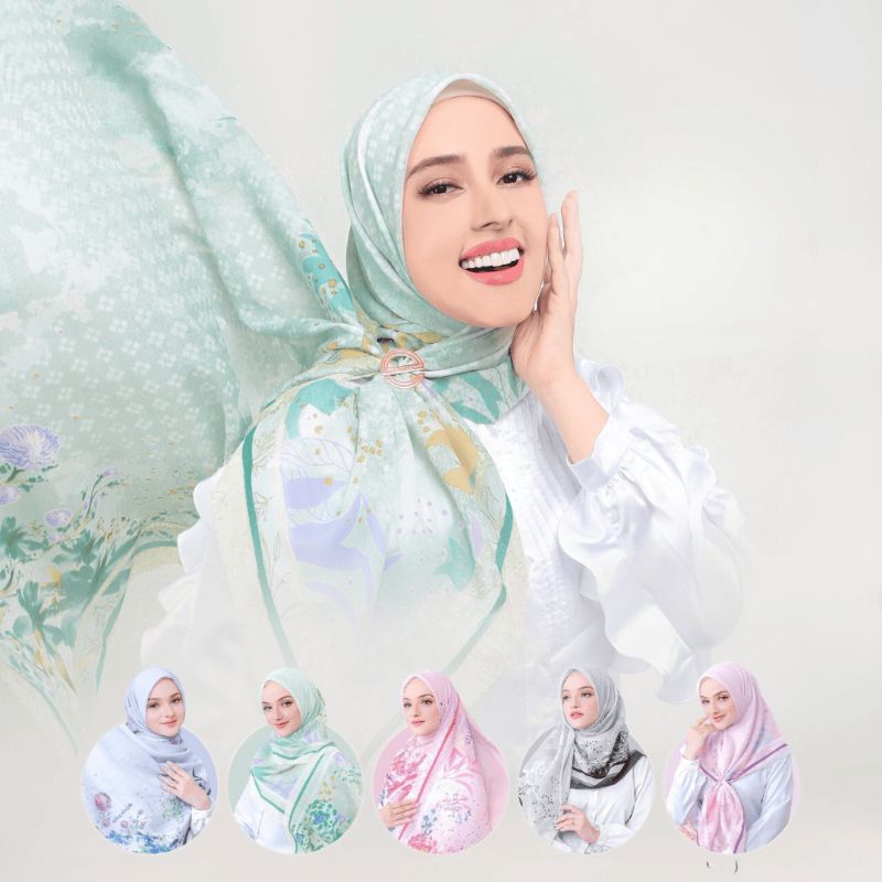 ETHICA HIJAB Voal motif Camelia/hijab square
