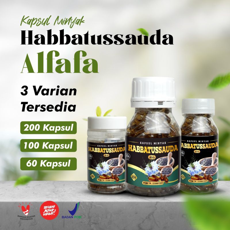 

Kapsul Minyak Habbatussauda ALFAFA