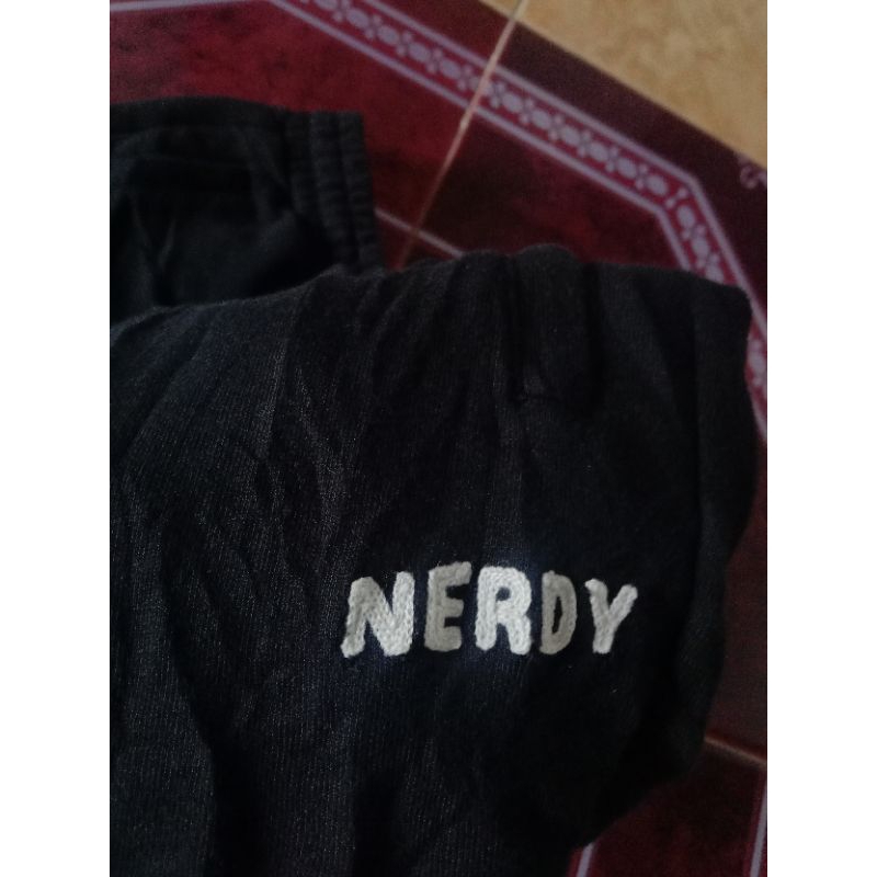 celana pendek nerdy original second