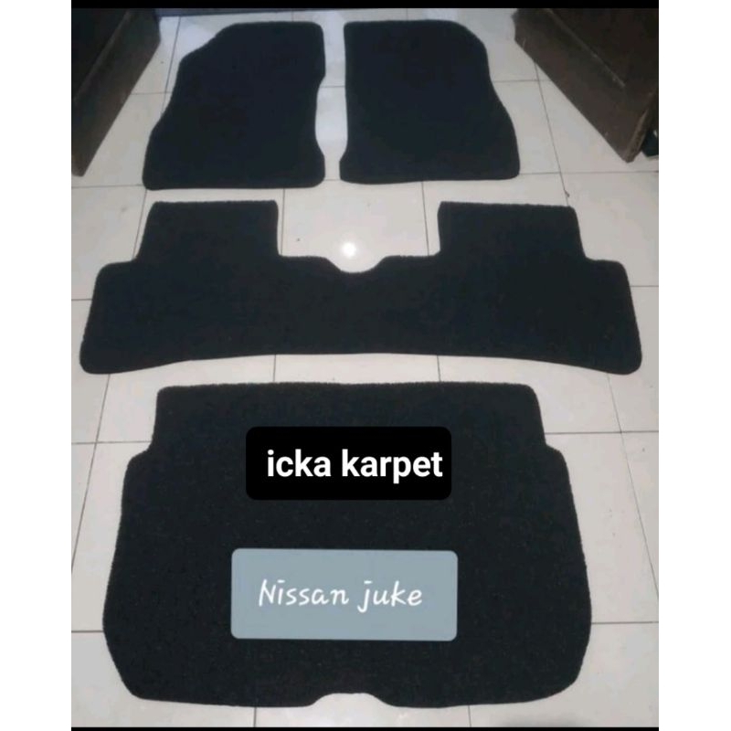 karpet mobil nissan juke full bagasi