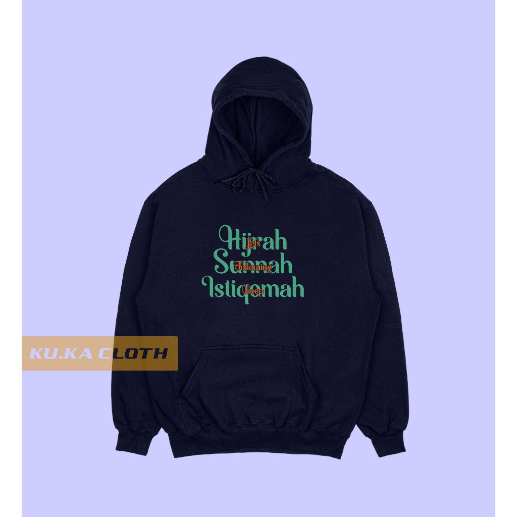 Jaket Sweater Hoodie Peria Distro Dakwah Islami Muslim Hijrah Sunnah Istiqomah