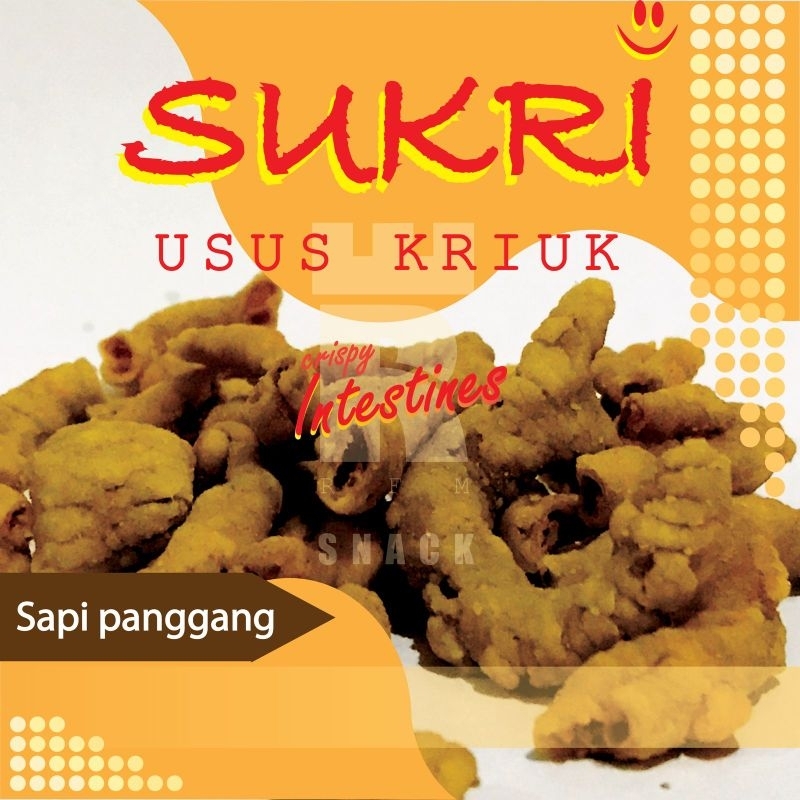 

KERIPIK USUS AYAM | SUKRI (usus kriuk) 100g