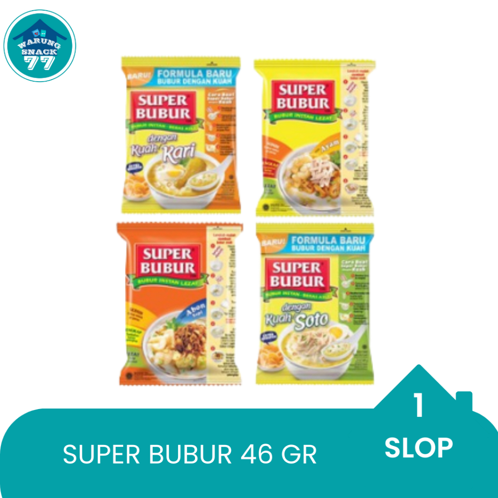 

SUPER BUBUR 46 GR SLOP/BUNDLE (ISI 5PCS)