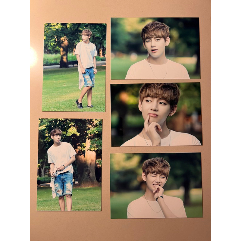 taehyung 2nd muster live photo postcard zip code photocard take all