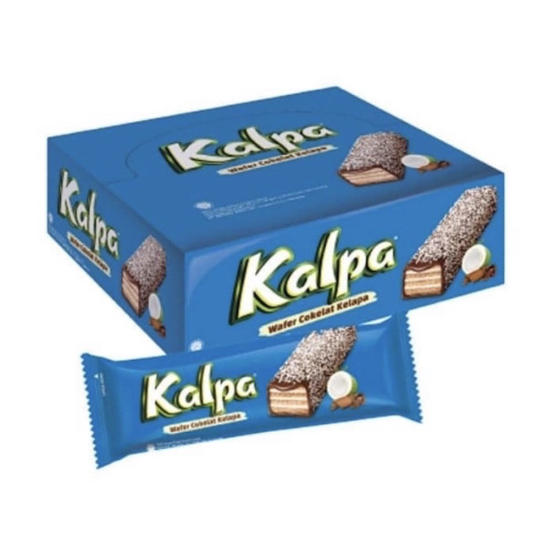 

Kalpa Wafter Coklat Kelapa 1 box isi 12 pcs / Kalpa Box