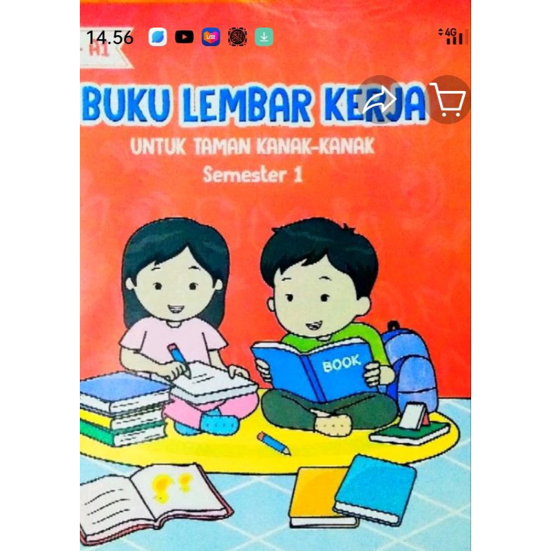 LKS PAUD/ TK ,RA  Kelompok A Semester 1 Buku Besar