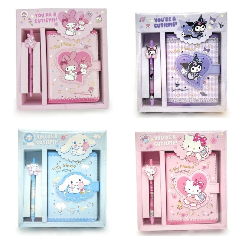 

Notebook 2 in 1 Buku Diary Magnetic dan Pulpen Sanrio Gift Set U014