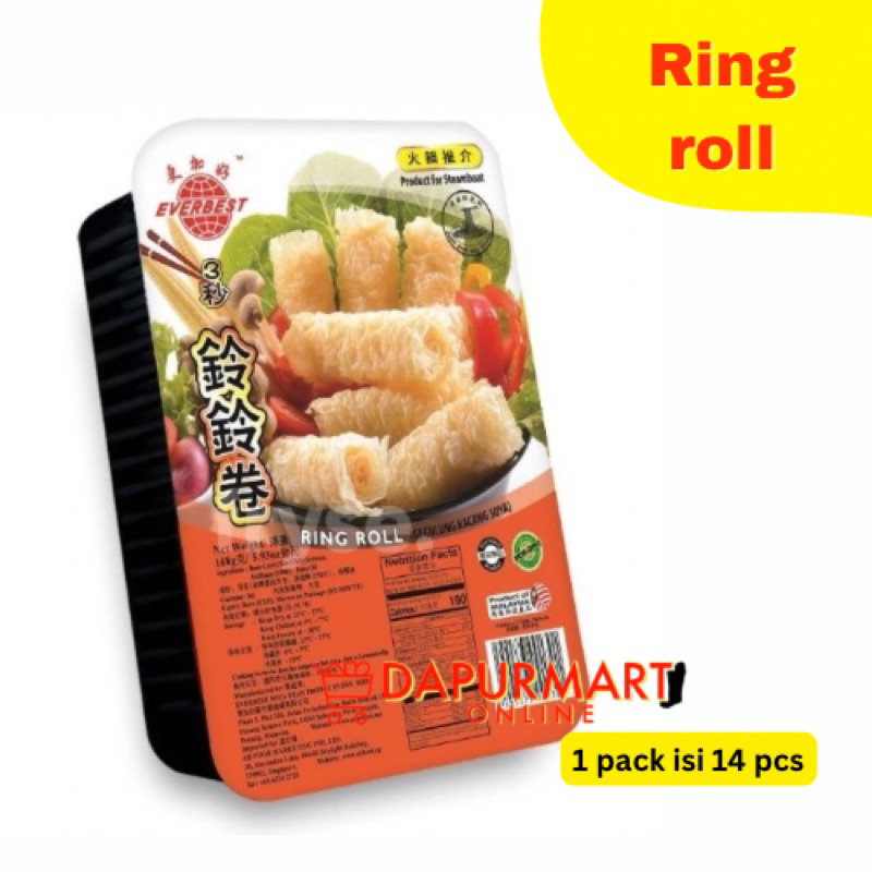 

Everbest ringroll / kembang tahu gulung untuk steamboat hotpot