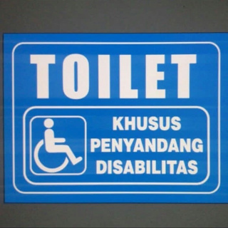 

stiker TOILET PENYANDANG DISABILITAS 15X20CM SIGN RAMBU K3