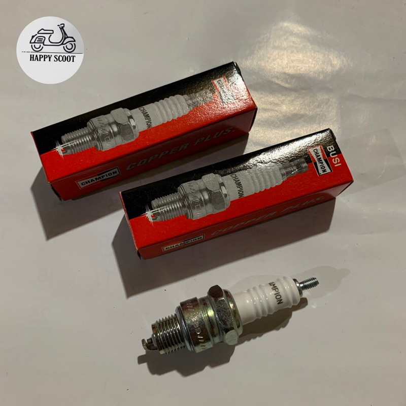 busi vespa champion murah busi motor 2tak