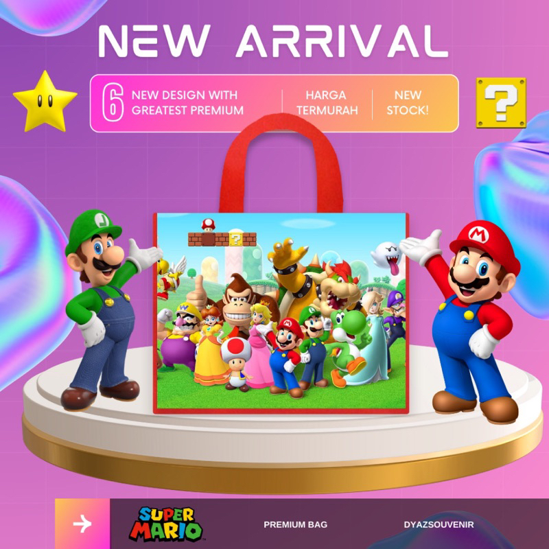 

Tas Ultah Super Mario New Red