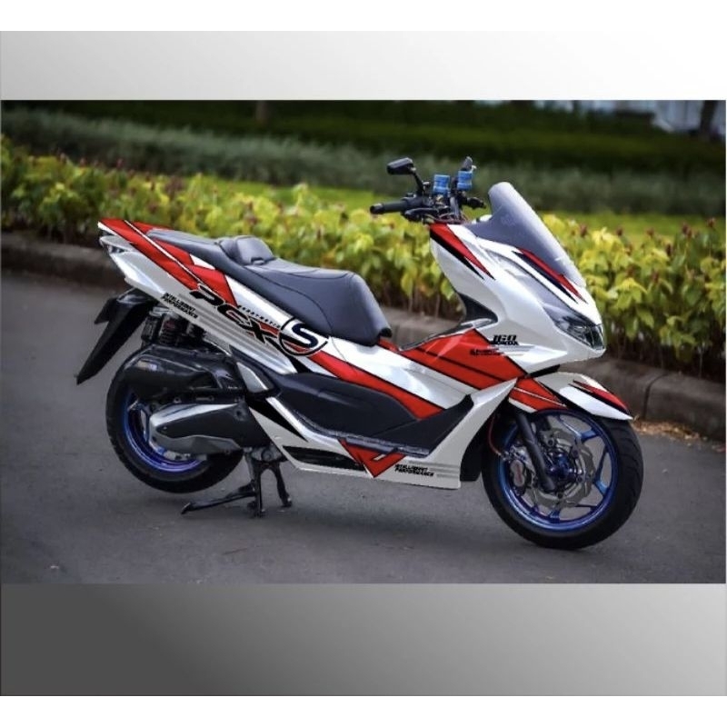 decal stiker variasi motor honda pcx150/160 striping fullbody,decal stiker pcx new 160/150 fullbody