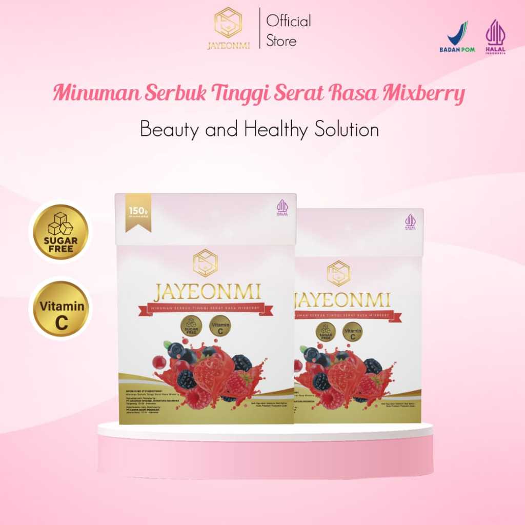 

JAYEONMI Rasa Mixberry - Detox - Antioksidan - Slim - Fiber (2 BOX)