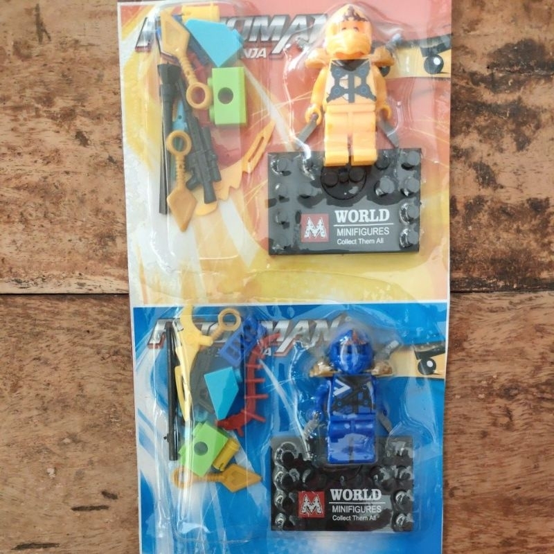MAINAN ANAK ROBOMAN SUPER NINJA ISI 4PCS