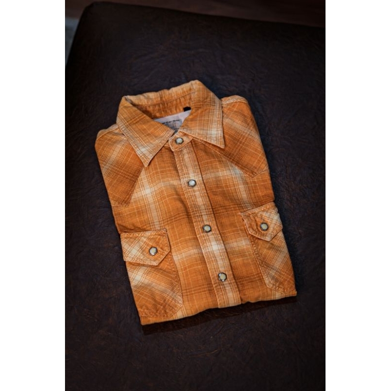 The Flat Head Flannel Western Workshirt Denim Original Made in Japan