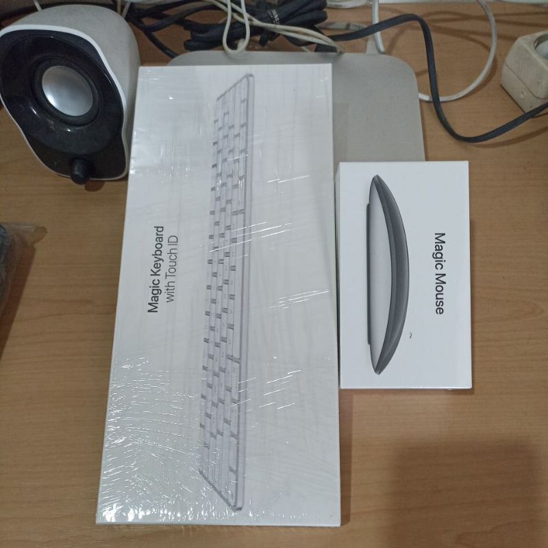 Paket Bundling Apple Magic Keyboard 3 Touch ID + Magic Mouse 3 Black
