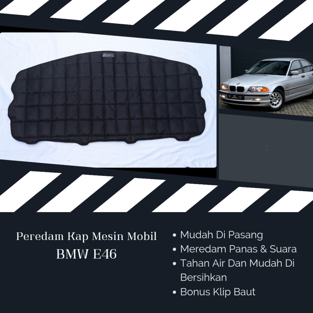 Peredam Kap Mesin Mobil BMW E46