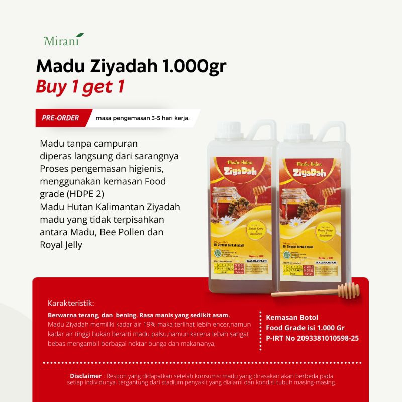 

Mirani, Madu Asli Berkualitas