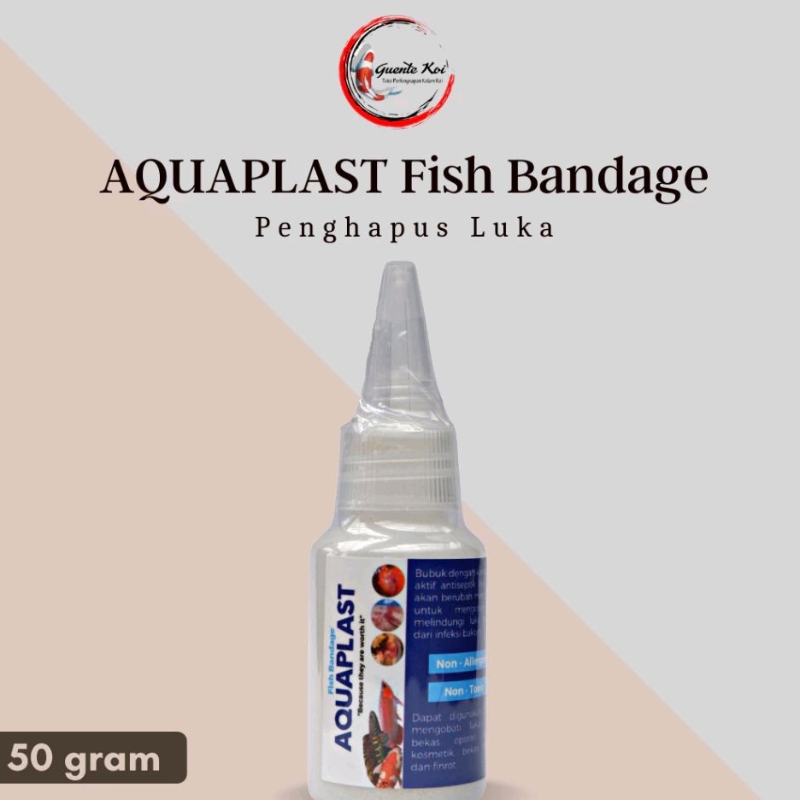 AQUAPLAST Fish Bandage Obat Luka Ikan Koi Arwana Ulcer Bakteri Aquamed