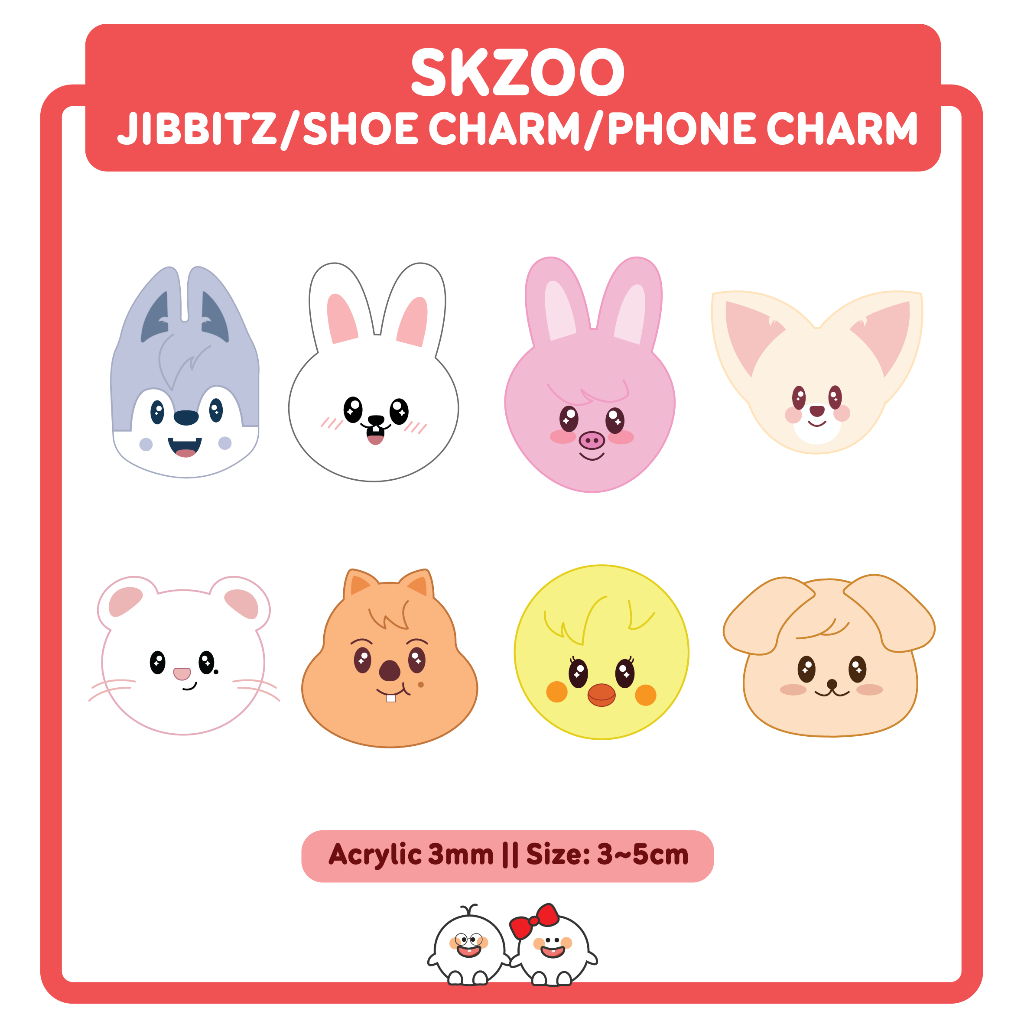 SKZOO Jibbitz/Shoe Charm/Phone Charm