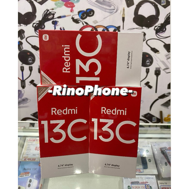 Hp Redmi 13C Ram 6/8 Internal 128/256Gb New (Baru)