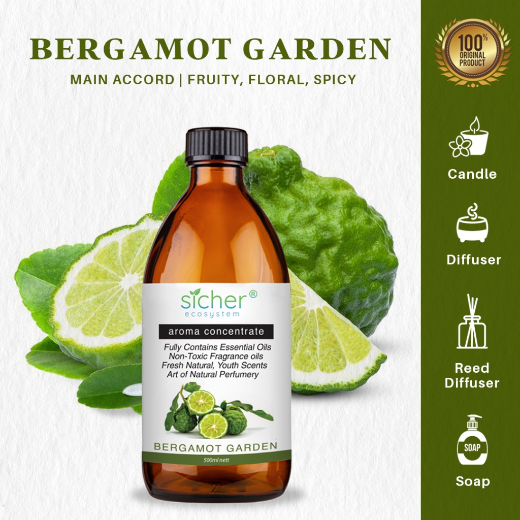 Sicher Fragrance Oil Bergamot Garden 500ml