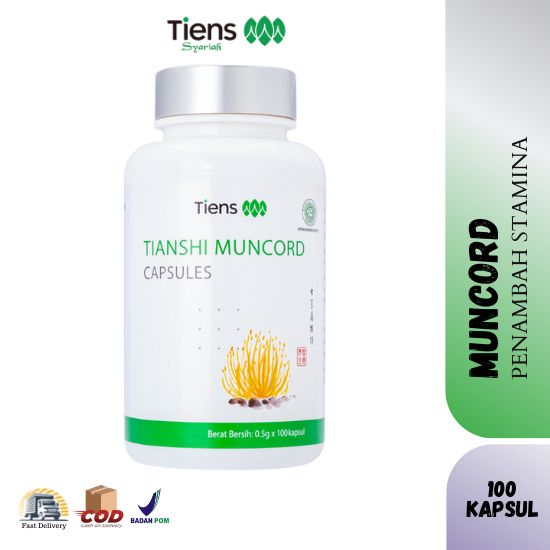 Muncord Cordyceps Suplemen Penambah Stamina Herbal Meningkatkan Daya Stamina Pria & Wanita