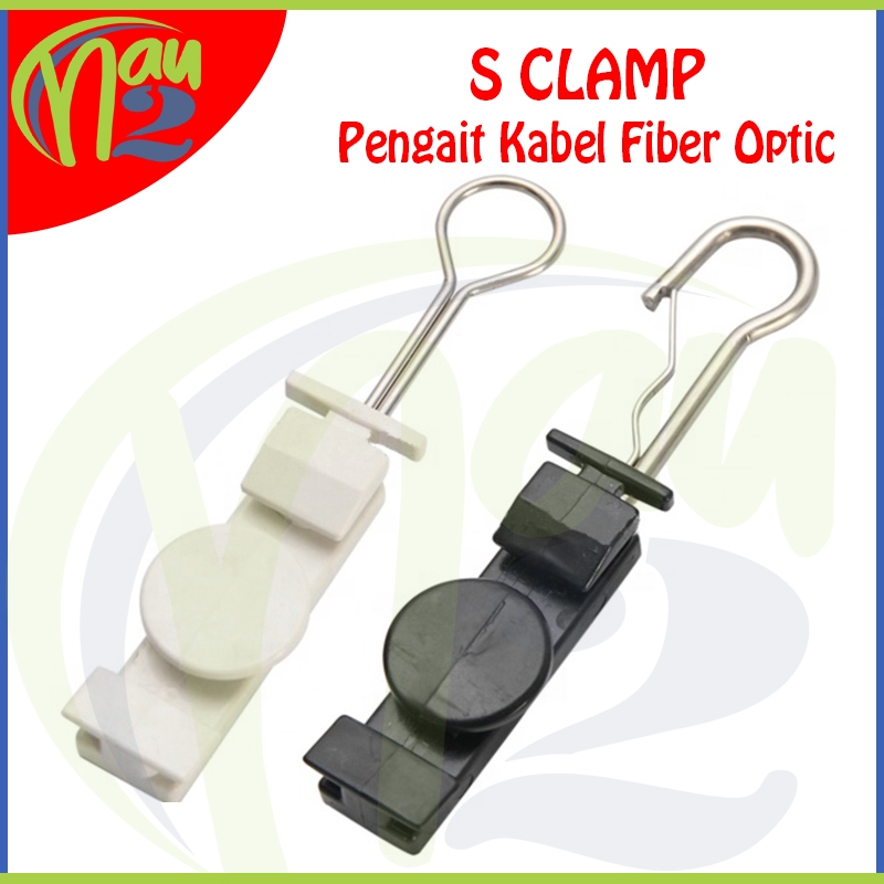 S Clamp S Klem Pengait Kabel Fiber Optik FO
