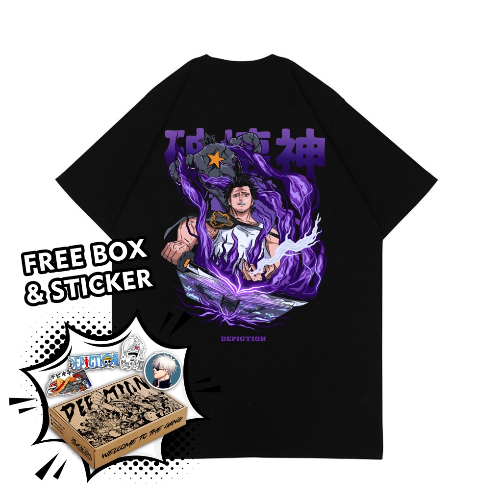 TSHIRT KAOS ANIME BLACK CLOVER YAMI SUKEHIRO