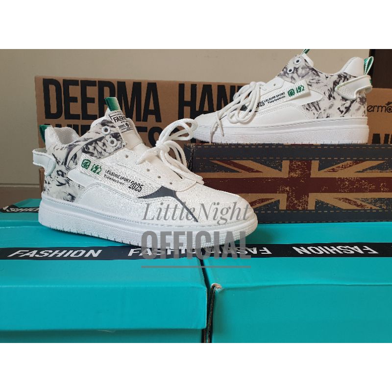 Sepatu Sneakers Pria tinggi Hoops Sneakers Pria Wanita Import Sepatu Sneakers Sekolah Sneakers Kulia