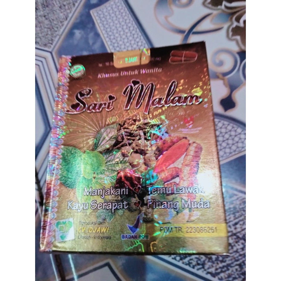 Jamu awet muda SARI MALAM KAPSUL Original 100% Bahan Alami Penghilang bau missv tidak sedap pada int