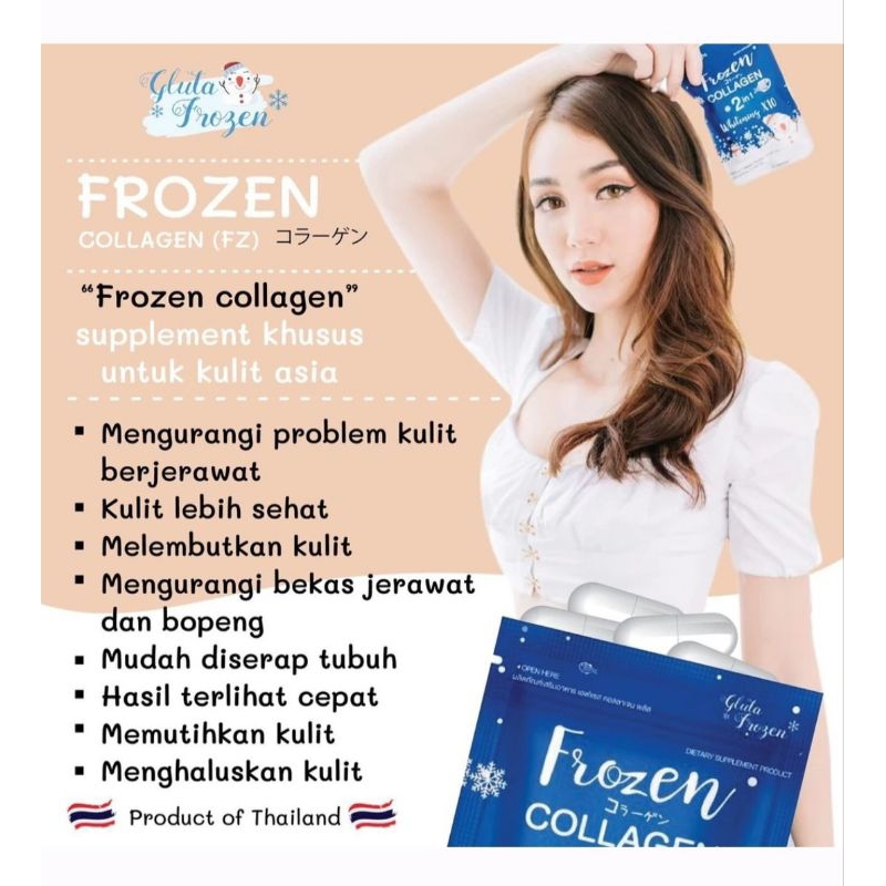 Ready Frozen Collagenn BARCODE 2in1 Whitening 60 Kapsul 100% original & halal joju collagen