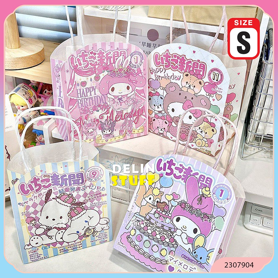 Goodie Bag Ulang Tahun Anak Cinnamoroll Tahun Anak Sanrio Snack Box Hampers Ulang Tahun Kuromi size 