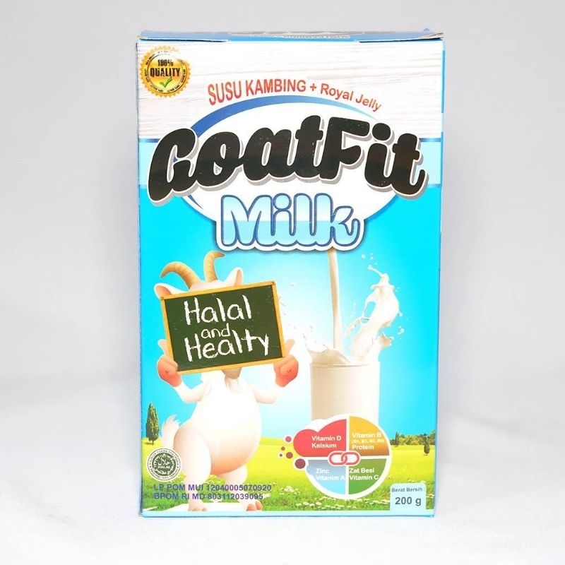 

SUSU KAMBING ETAWA GOATFIT PLUS ROYAL JELLY 200 GRAM