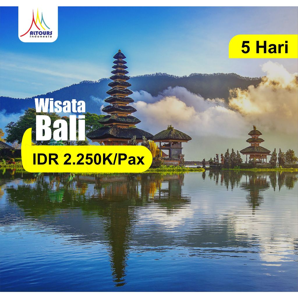 Travel voucher open trip BALI 5D bersama ALTOURS TRAVELINDO