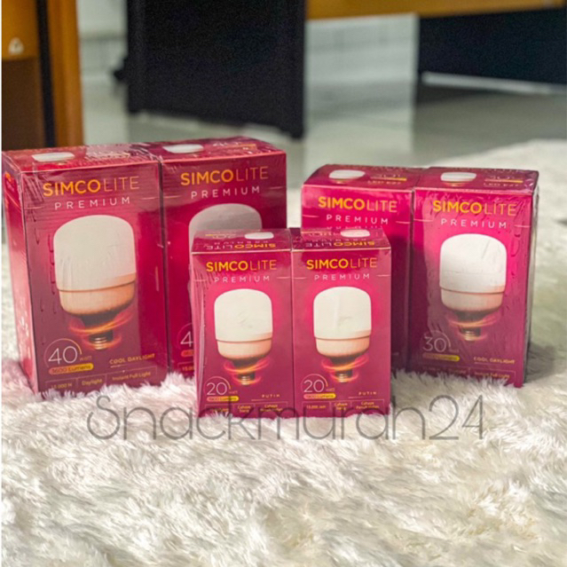 Lampu T-BULB PREMIUM Merk Simco Lite 20W 30W 40W