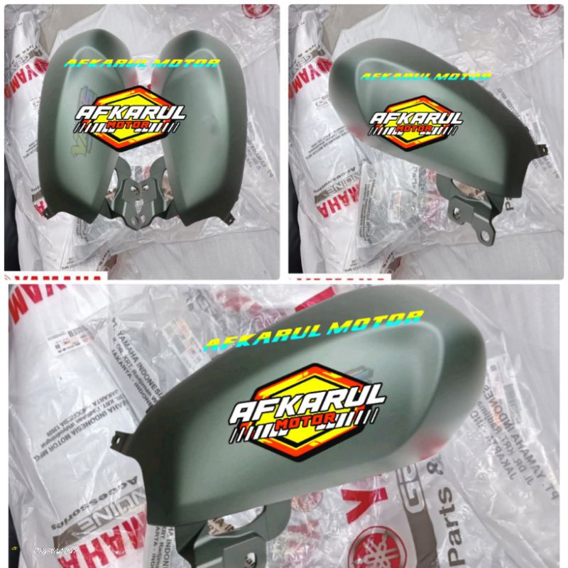 Cover Tangki XSR155 Hijau doff Kanan Kiri Original Yamaha Genuine Parts