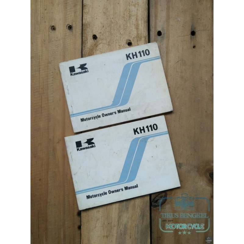 

Manual MotorCycle Owner's Book Buku Pedoman Perawatan Service Kawasaki Binter Kh110 KH 110 GTO Mach 2 Print Printed Japan