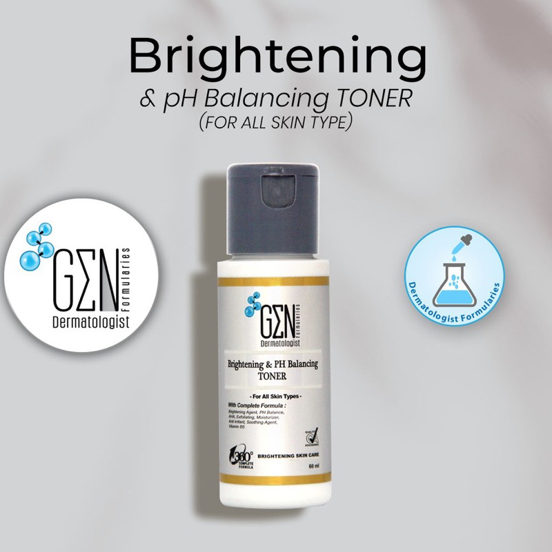 ✨TERMURAH✨Gen Dermatologist Brightening & PH Balancing Toner